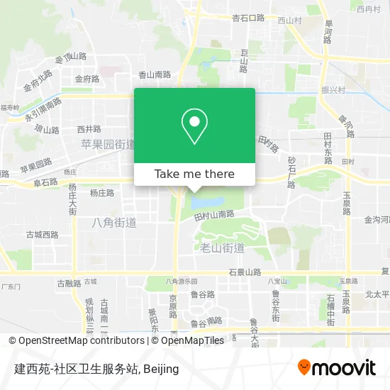 建西苑-社区卫生服务站 map