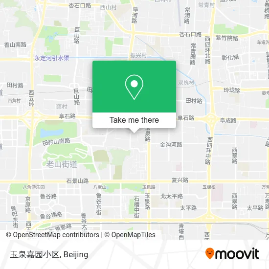玉泉嘉园小区 map