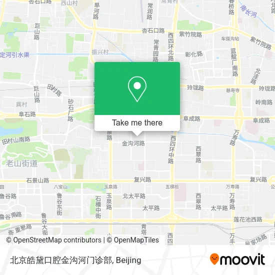 北京皓黛口腔金沟河门诊部 map