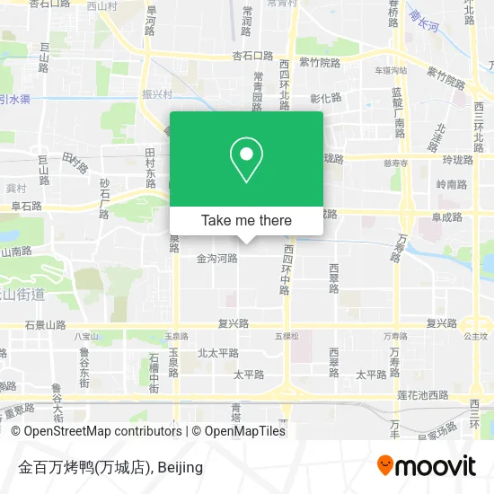 金百万烤鸭(万城店) map