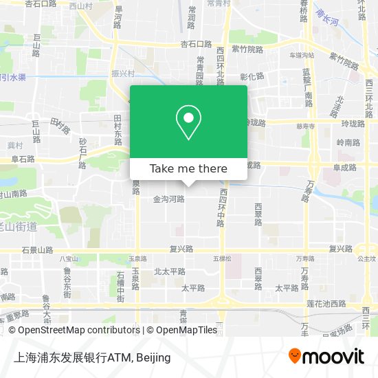 上海浦东发展银行ATM map