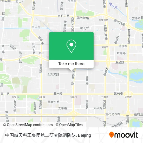 中国航天科工集团第二研究院消防队 map