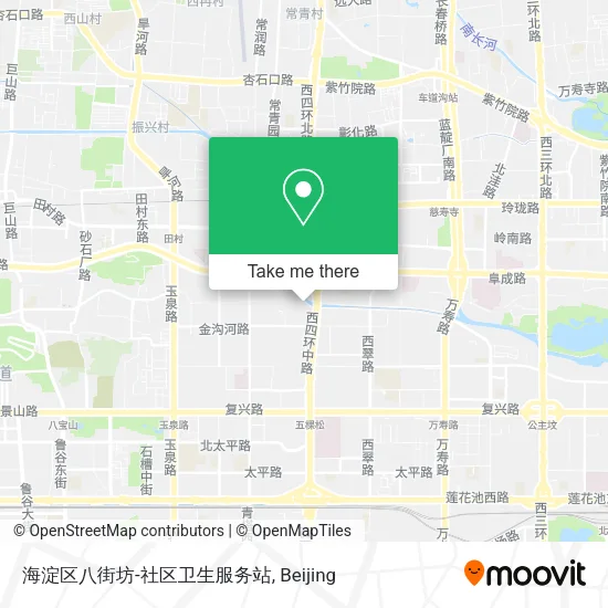 海淀区八街坊-社区卫生服务站 map