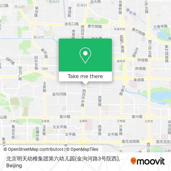 北京明天幼稚集团第六幼儿园(金沟河路3号院西) map