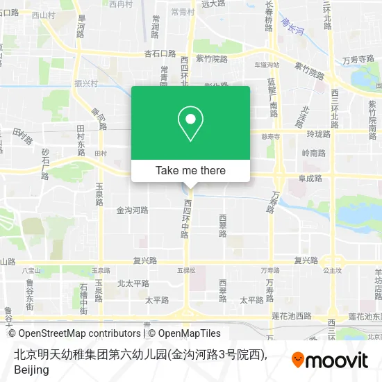 北京明天幼稚集团第六幼儿园(金沟河路3号院西) map