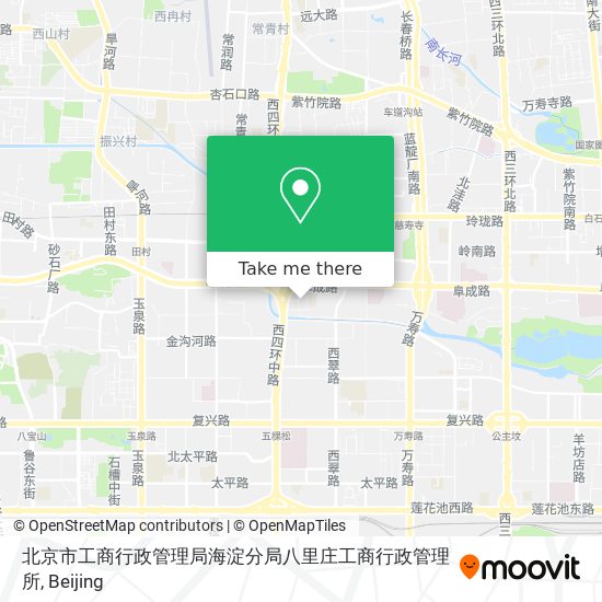 北京市工商行政管理局海淀分局八里庄工商行政管理所 map