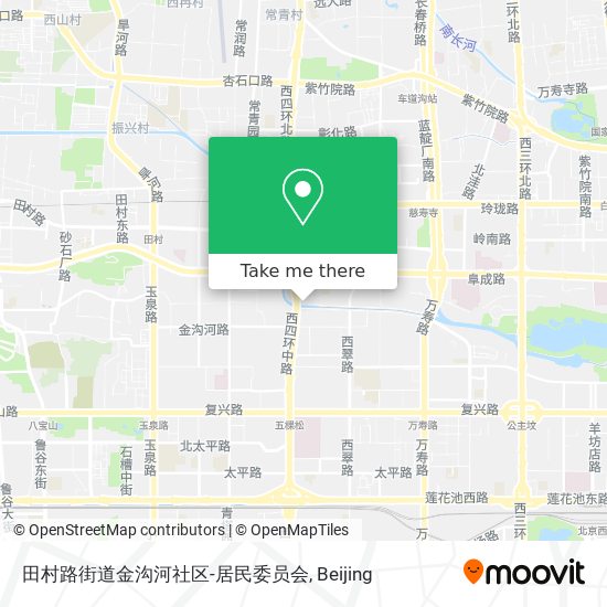 田村路街道金沟河社区-居民委员会 map