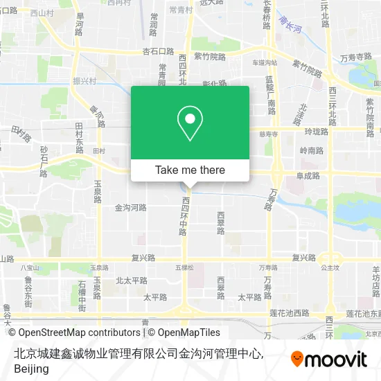 北京城建鑫诚物业管理有限公司金沟河管理中心 map