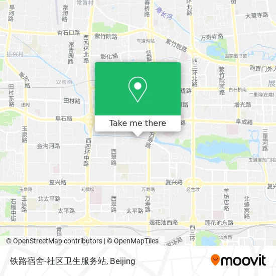 铁路宿舍-社区卫生服务站 map