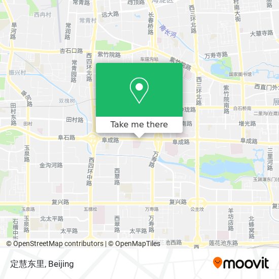 定慧东里 map