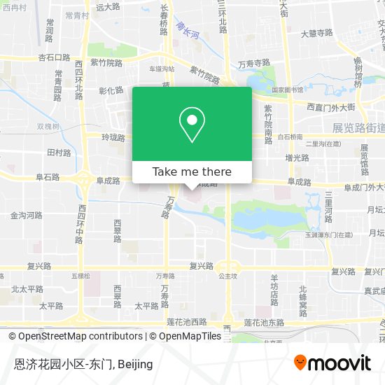 恩济花园小区-东门 map