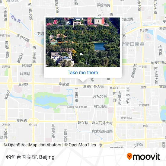 钓鱼台国宾馆 map