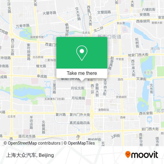 上海大众汽车 map