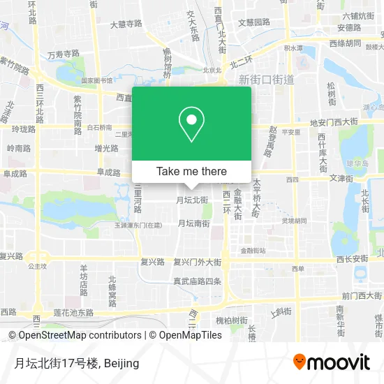 月坛北街17号楼 map