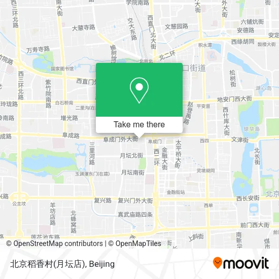北京稻香村(月坛店) map