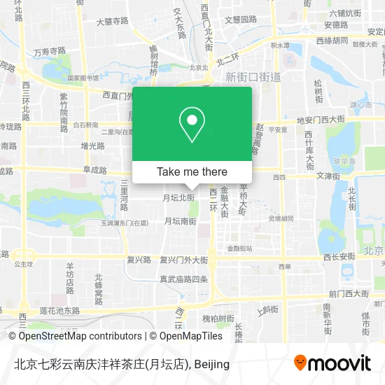 北京七彩云南庆沣祥茶庄(月坛店) map