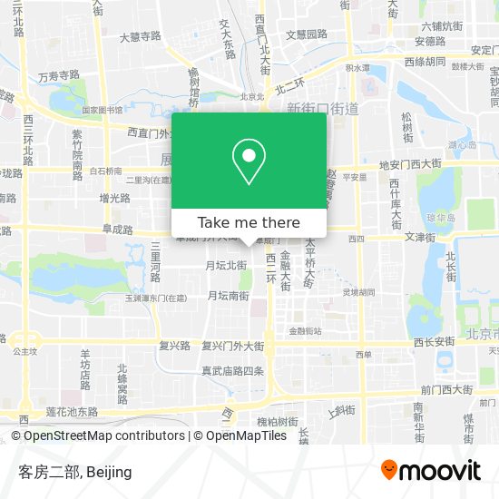 客房二部 map