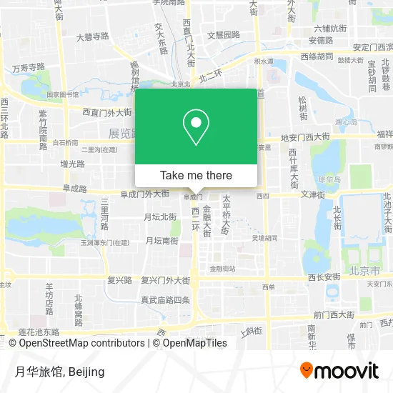 月华旅馆 map