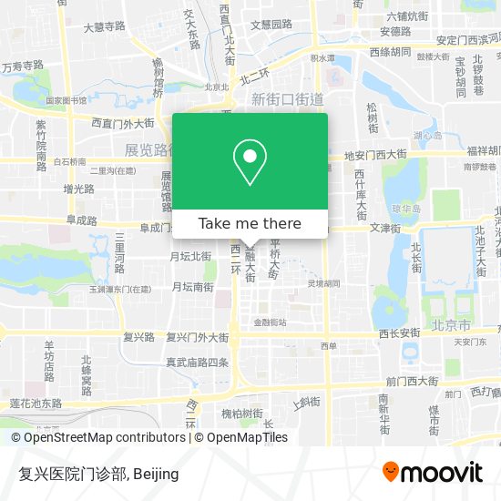 复兴医院门诊部 map