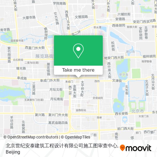 北京世纪安泰建筑工程设计有限公司施工图审查中心 map