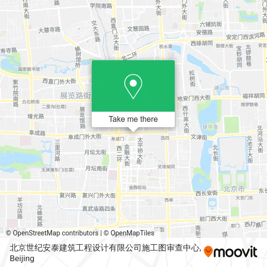 北京世纪安泰建筑工程设计有限公司施工图审查中心 map