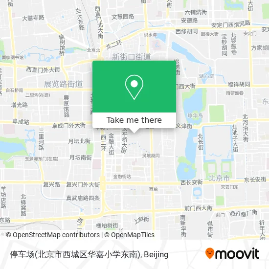 停车场(北京市西城区华嘉小学东南) map