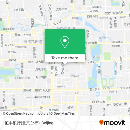 恒丰银行(北京分行) map