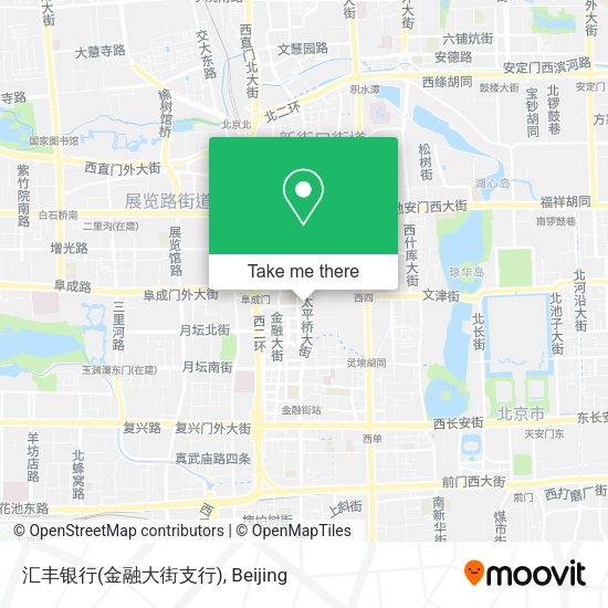 汇丰银行(金融大街支行) map