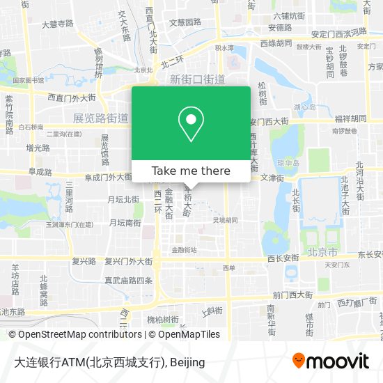 大连银行ATM(北京西城支行) map