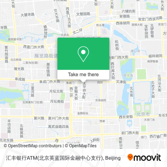 汇丰银行ATM(北京英蓝国际金融中心支行) map