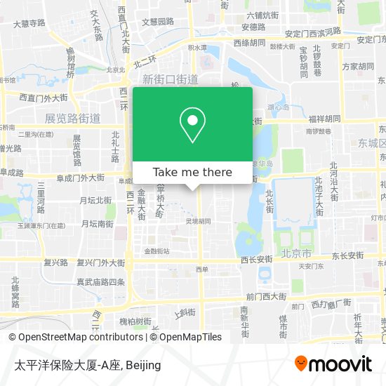 太平洋保险大厦-A座 map
