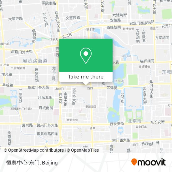 恒奥中心-东门 map