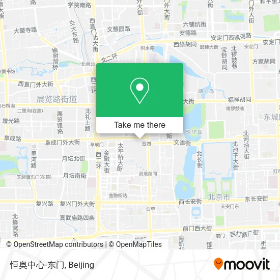 恒奥中心-东门 map