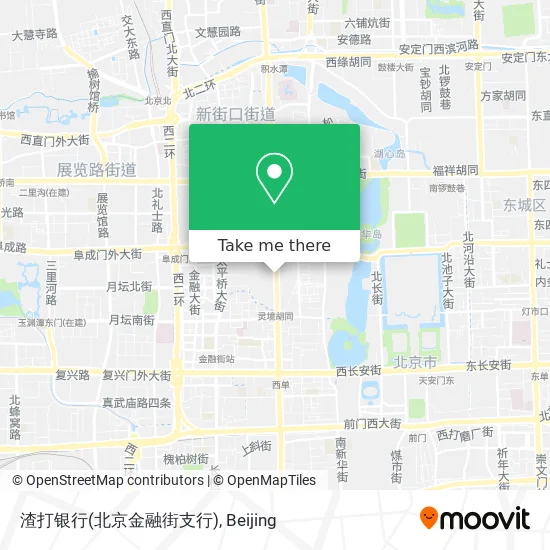 渣打银行(北京金融街支行) map
