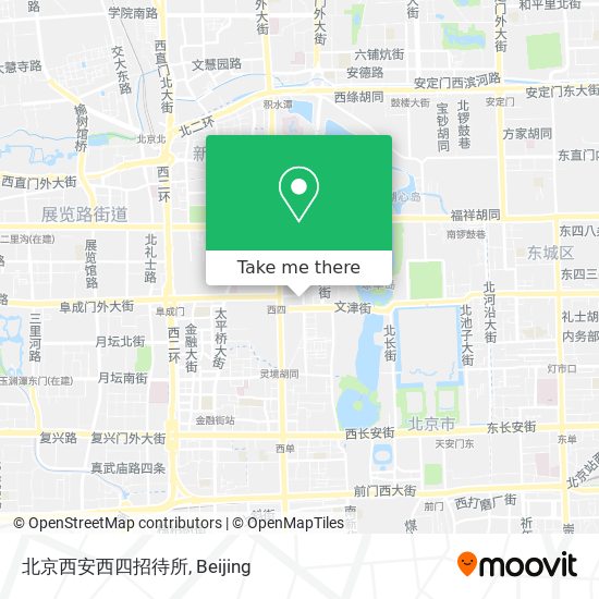 北京西安西四招待所 map
