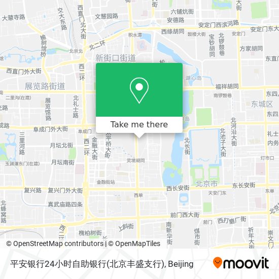 平安银行24小时自助银行(北京丰盛支行) map