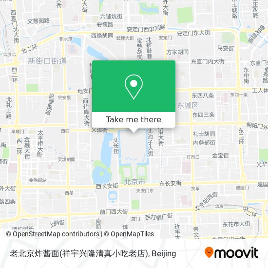 老北京炸酱面(祥宇兴隆清真小吃老店) map