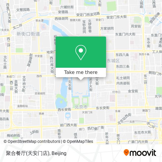 聚合餐厅(天安门店) map