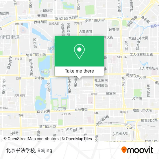 北京书法学校 map