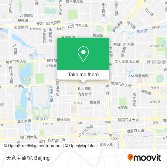 天意宝旅馆 map