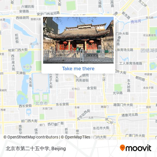 北京市第二十五中学 map