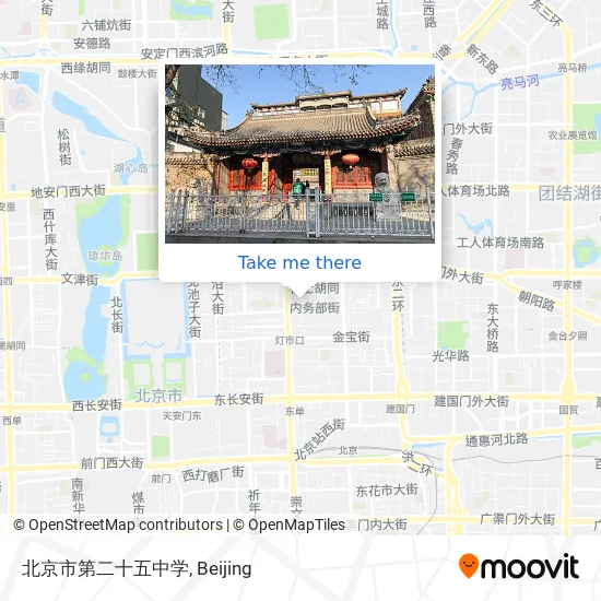 北京市第二十五中学 map