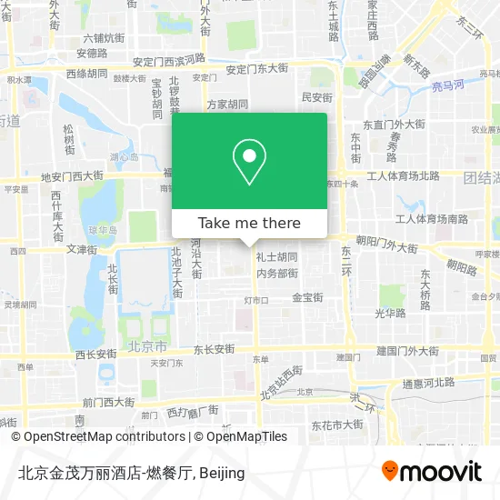 北京金茂万丽酒店-燃餐厅 map
