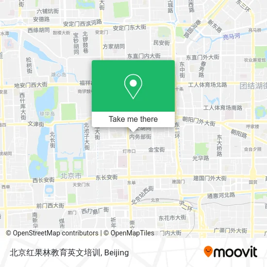 北京红果林教育英文培训 map