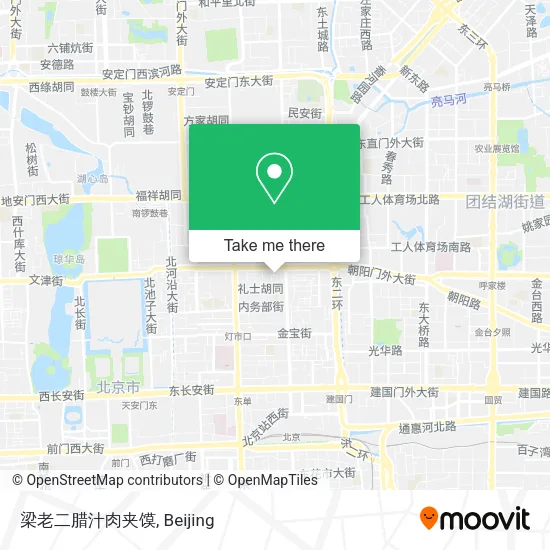 梁老二腊汁肉夹馍 map