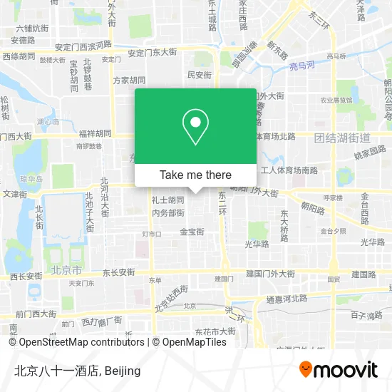 北京八十一酒店 map