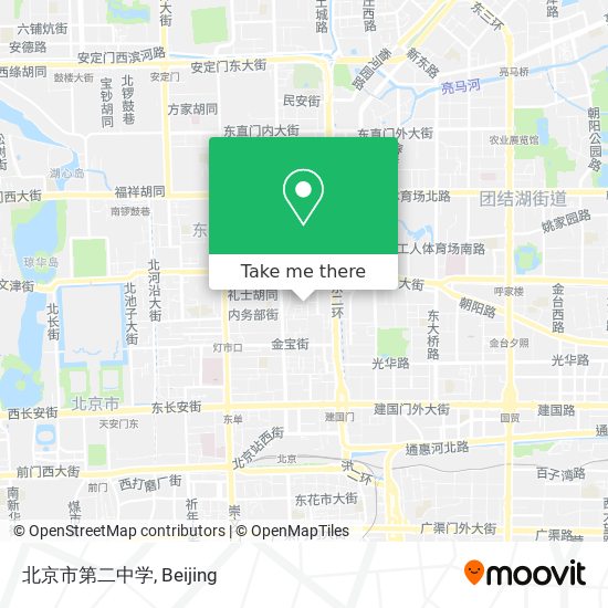 北京市第二中学 map