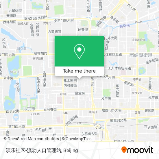 演乐社区-流动人口管理站 map