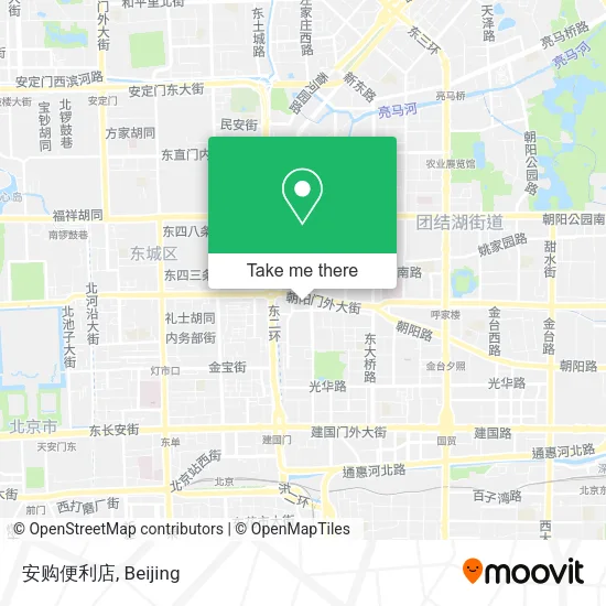 安购便利店 map