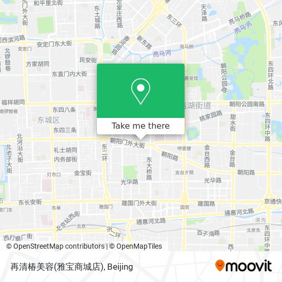 再清椿美容(雅宝商城店) map